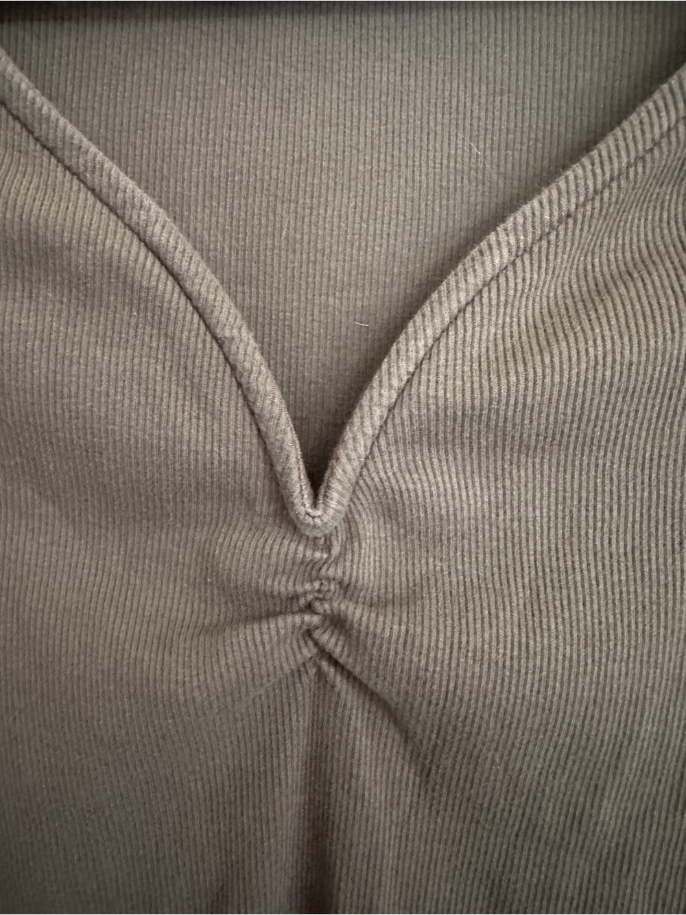 Abercrombie V-Neck Ruched Top - Picture 2 of 8